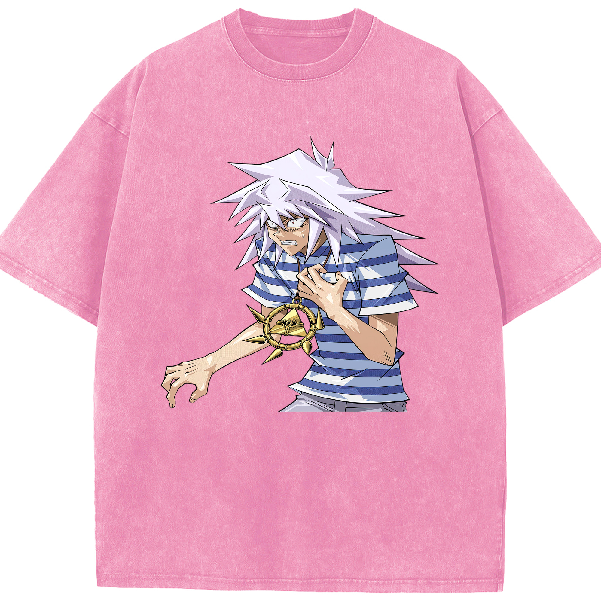 （画像用） 遊☆戯☆王 Yu-Gi-Oh! 綿100% ヴィンテージ風 半袖Tシャツ（フロントプリント）